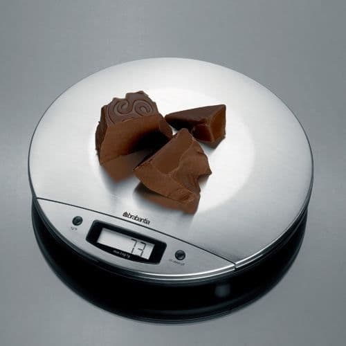 Digital köksvåg - Brabantia - Kompakt och exakt - Grå - 3 kilo