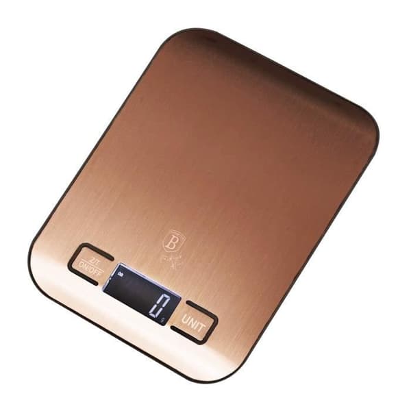 BERLINGERHAUS Digital Köksvåg 5 kg Rosegold Metallic Line BH-9424