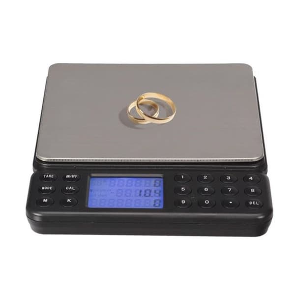 Perel Digital Räknevåg 2 kg Grå