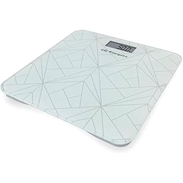Elektronisk badrumsvåg - ORBEGOZO - PB 2218 - Svart färg - Lätt vikt - Hög precision