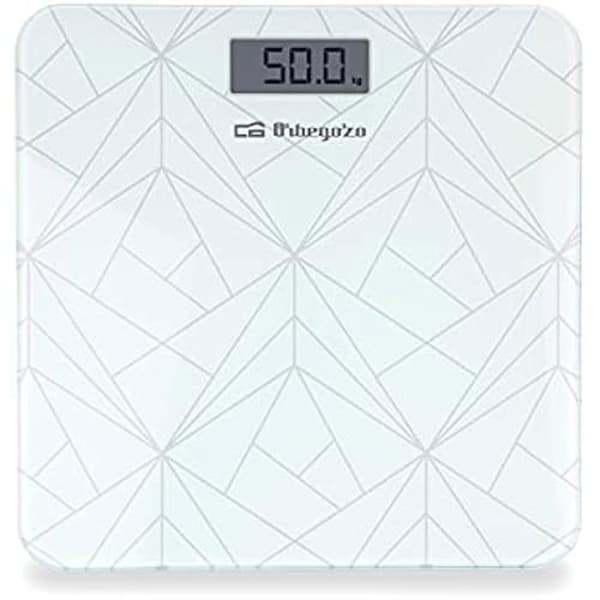 Elektronisk badrumsvåg - ORBEGOZO - PB 2218 - Svart färg - Lätt vikt - Hög precision