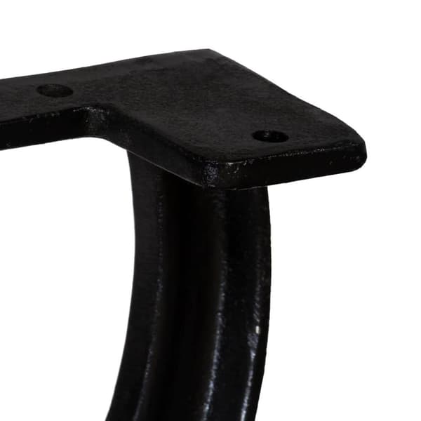 vidaXL Benkben 2 stk X-ramme støpejern