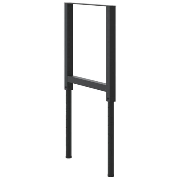 vidaXL Säädettävät työpöydän rungot 2kpl metalli 55x(69-95,5) cm musta