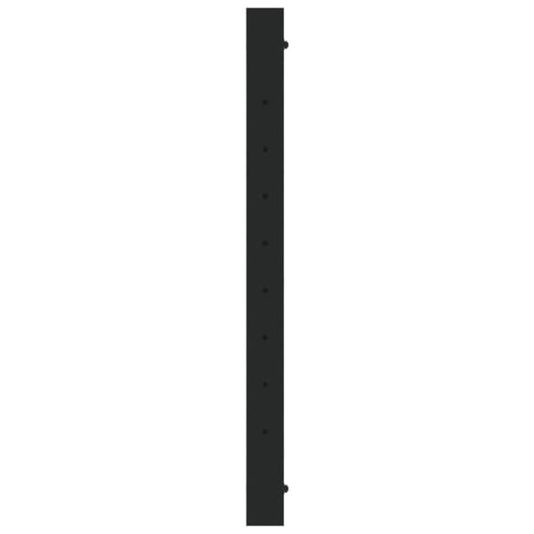 vidaXL Justerbare arbeidsbenkerammer 2 stk metall 55x(69-95,5)cm svart