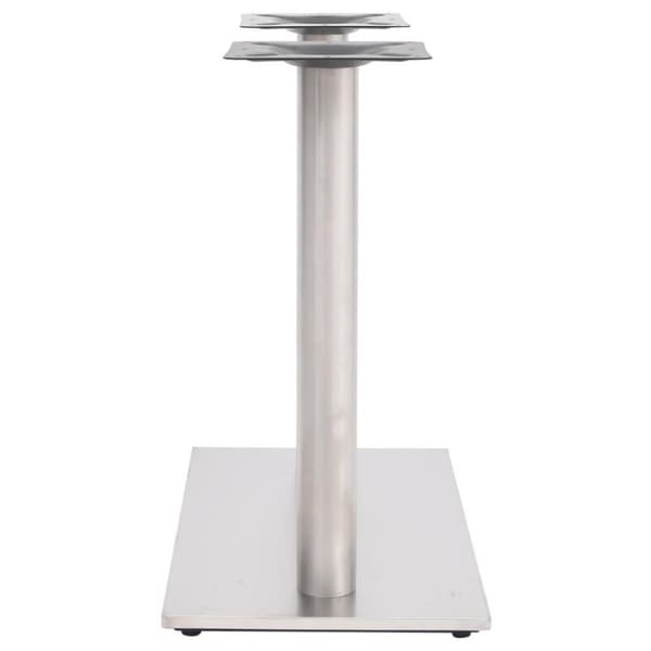 vidaXL bordben til bistrobord 70x40x72 cm sølvfarvet