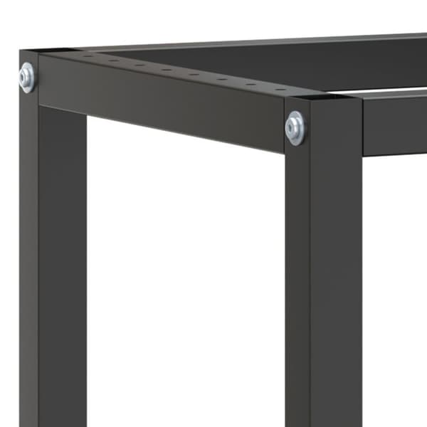 vidaXL stel til arbejdsbænk 170x50x79 cm metal mat sort og mat rød