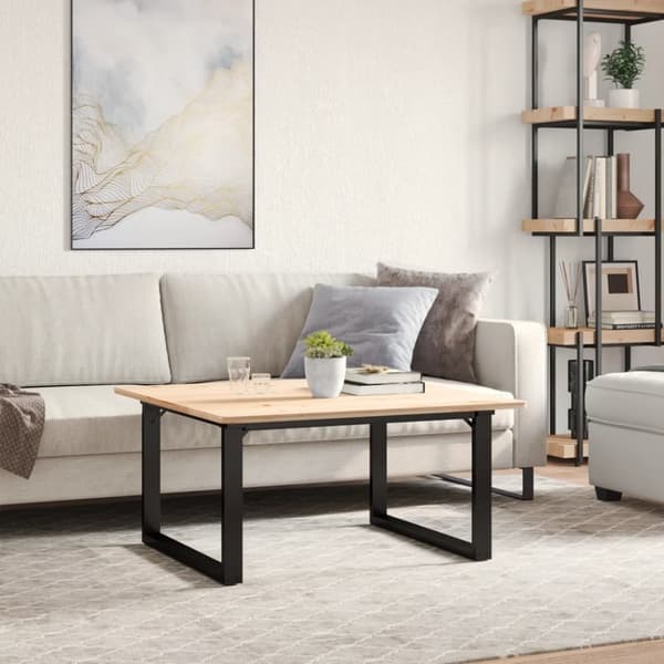 vidaXL Ben for salongbord O-ramme 70x60x43 cm stål