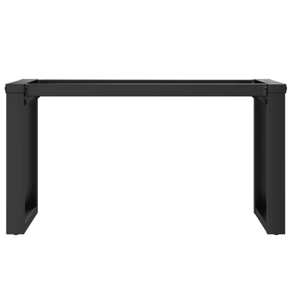 vidaXL Bordsben för soffbord O-ram 90x30x43 cm gjutjärn