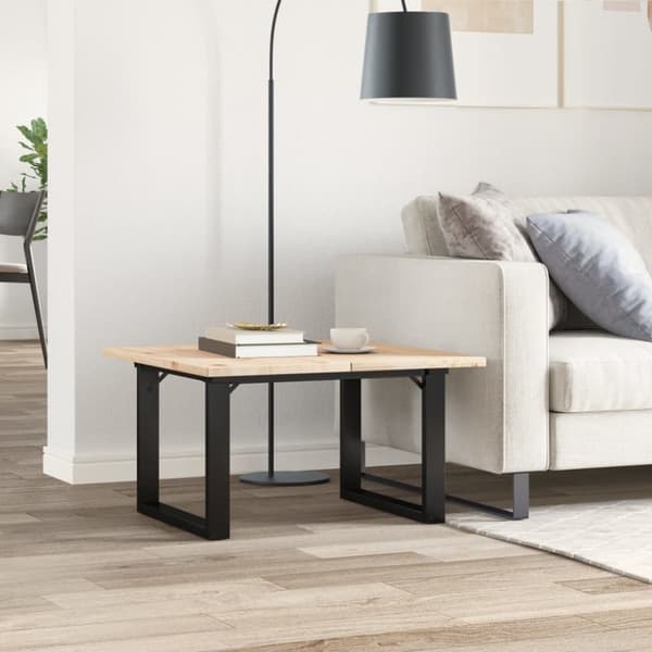 vidaXL Bordsben för soffbord O-ram 60x40x38 cm gjutjärn