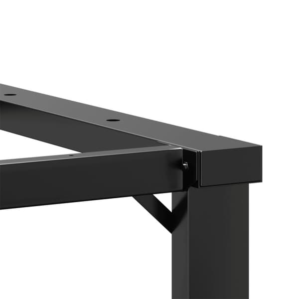 vidaXL Bordsben för soffbord O-ram 60x40x38 cm gjutjärn