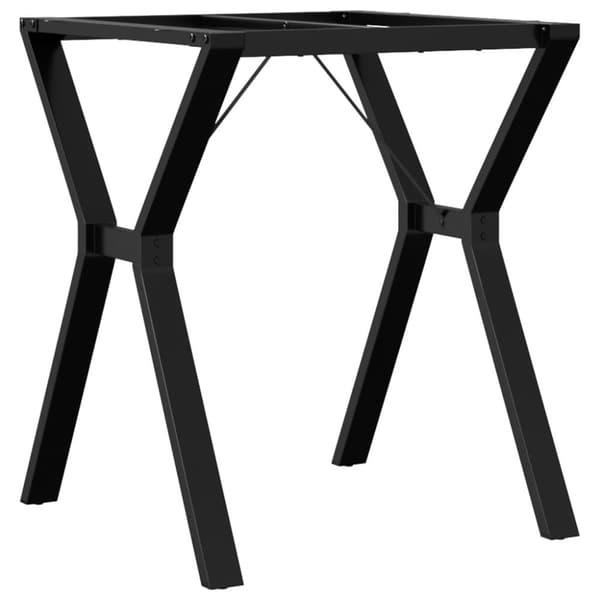 vidaXL Ruokapöydän jalat Y-muoto 60x60x73 cm terästä