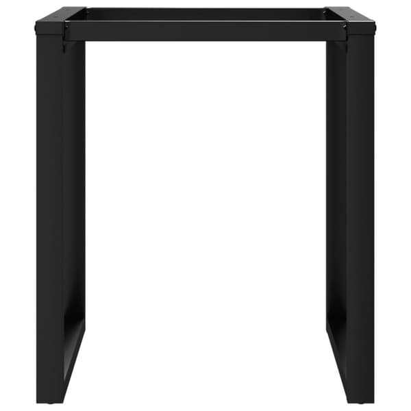 vidaXL Ben for spisebord O-ramme 60x60x73 cm stål
