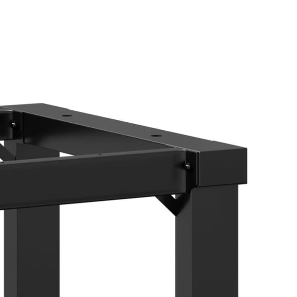 vidaXL Bordsben för matbord O-ram 50x40x73 cm gjutjärn