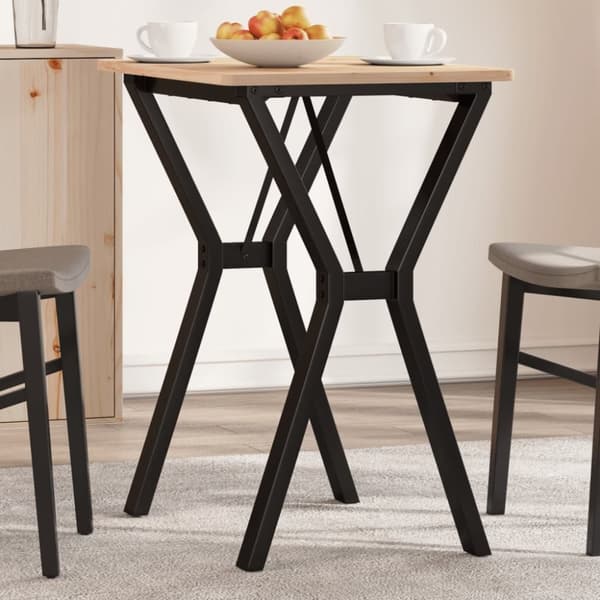 vidaXL Ruokapöydän jalat Y-muoto 60x40x73 cm terästä
