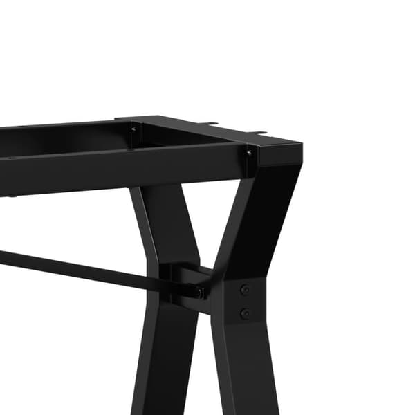 vidaXL Bordsben för soffbord Y-ram 140x30x43 cm gjutjärn
