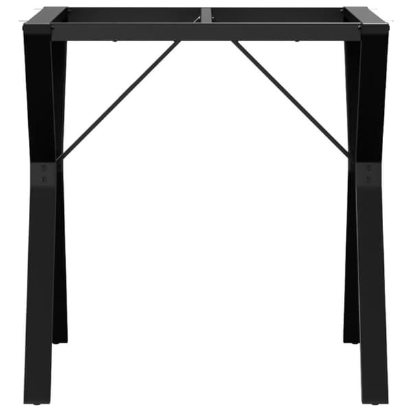 vidaXL Bordsben för matbord Y-ram 70x70x73 cm gjutjärn