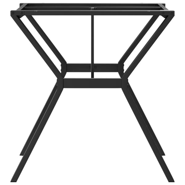 vidaXL Bordsben för matbord Y-ram 70x70x73 cm gjutjärn