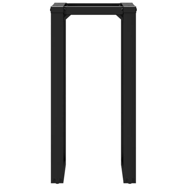 vidaXL Ruokapöydän jalat O-muoto 40x40x73 cm terästä