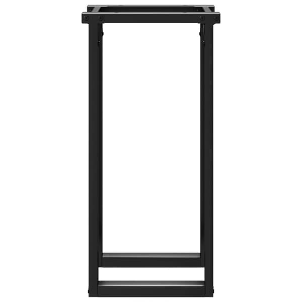 vidaXL Ruokapöydän jalat O-muoto 40x40x73 cm terästä
