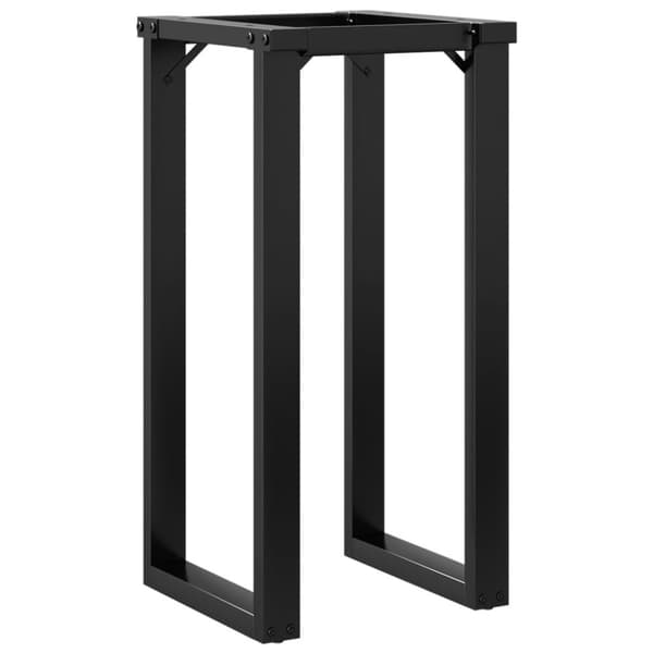 vidaXL Ruokapöydän jalat O-muoto 40x40x73 cm terästä