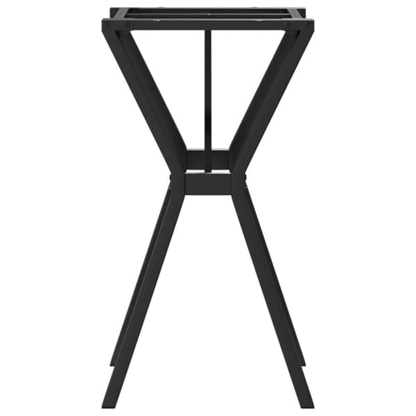 vidaXL Bordsben för matbord Y-ram 50x40x73 cm gjutjärn
