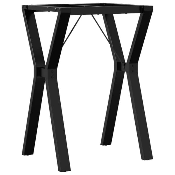 vidaXL Bordsben för matbord Y-ram 50x40x73 cm gjutjärn