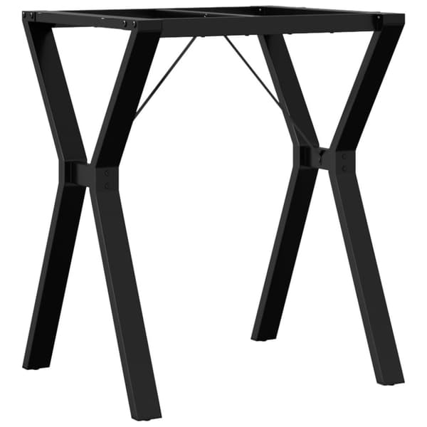vidaXL Ben for spisebord Y-ramme 60x50x73 cm stål