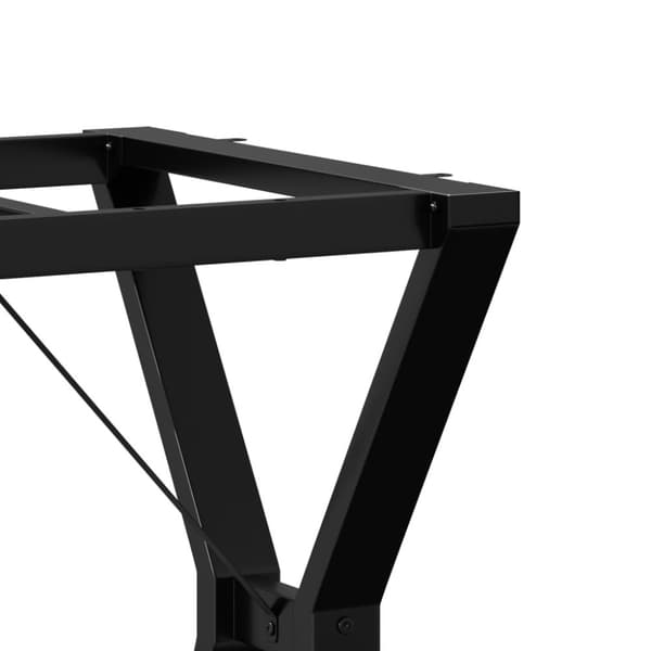 vidaXL Ben for spisebord Y-ramme 60x50x73 cm stål