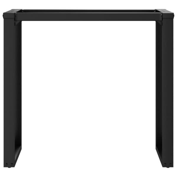 vidaXL Ruokapöydän jalat O-muoto 80x40x73 cm terästä