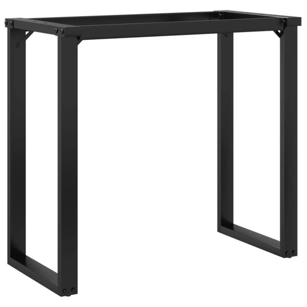 vidaXL Ruokapöydän jalat O-muoto 80x40x73 cm terästä