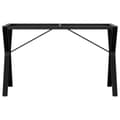 Miniatyrbilde 4 av 9: vidaXL Ben for spisebord Y-ramme 120x60x73 cm stål