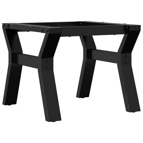 vidaXL Ben for salongbord Y-ramme 40x40x33 cm stål
