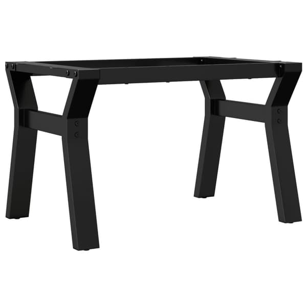 vidaXL Ben for salongbord Y-ramme 60x40x38 cm stål