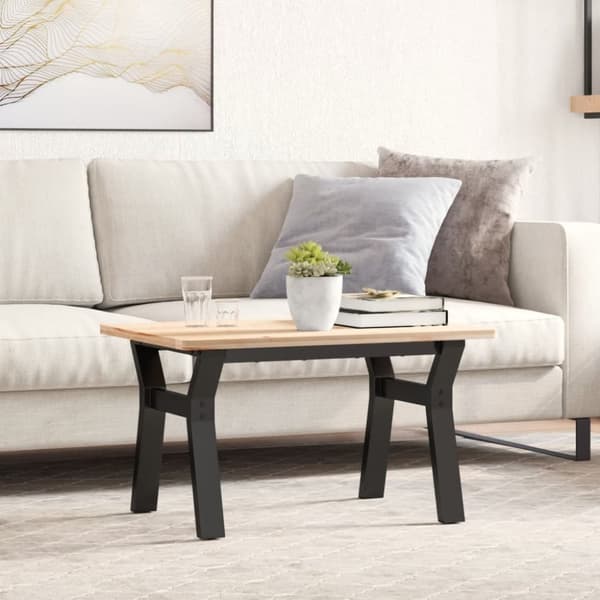 vidaXL Ben for salongbord Y-ramme 60x40x38 cm stål