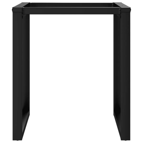 vidaXL Ruokapöydän jalat O-muoto 70x70x73 cm terästä