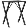Pikkukuva 2 / 9: vidaXL Ruokapöydän jalat X-muoto 60x40x73 cm terästä
