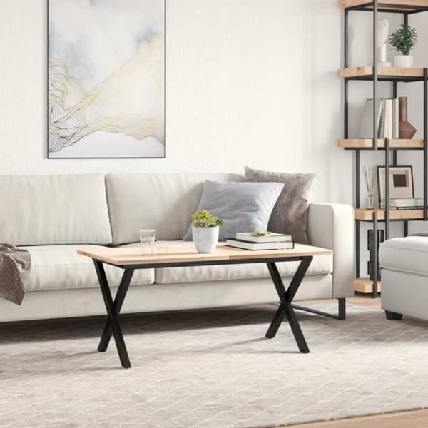 vidaXL Sohvapöydän jalat X-muoto 80x40x43 cm terästä
