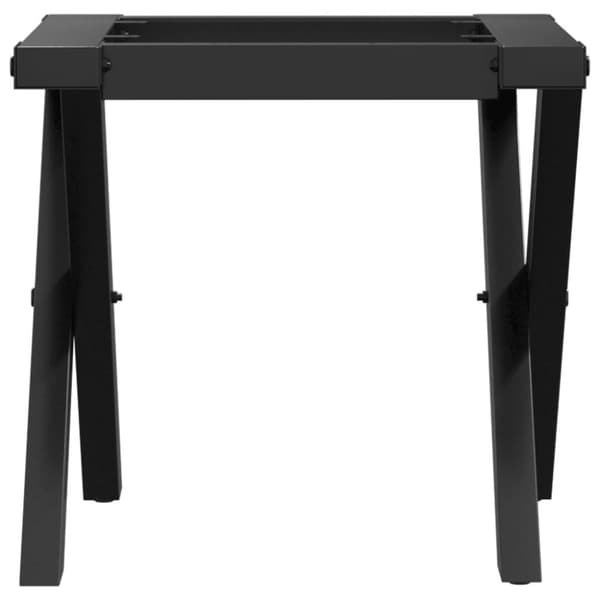 vidaXL Ben for salongbord X-ramme 40x40x33 cm stål