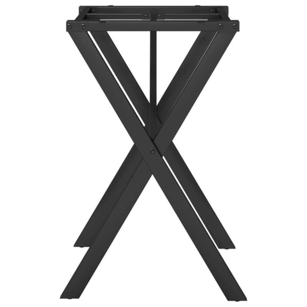 vidaXL Ben for spisebord X-ramme 60x50x73 cm stål