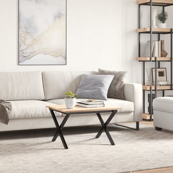 vidaXL Ben for salongbord X-ramme 50x40x38 cm stål