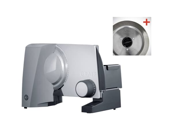 Graef G 52 Twin, Elektrisk, 2 cm, Grå, Gjuten aluminium, Metall, Plast, 140 mm, 22,5 cm