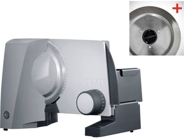 Graef G 52 Twin, Elektrisk, 2 cm, Grå, Gjuten aluminium, Metall, Plast, 140 mm, 22,5 cm
