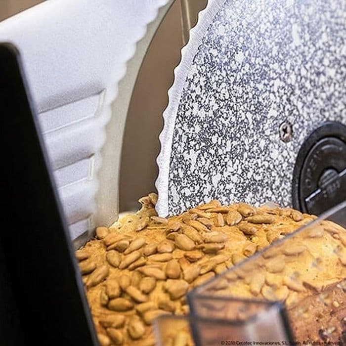 Köttskärare med olika blad 180W Svart Rostfritt stål - Professionell skärmaskin