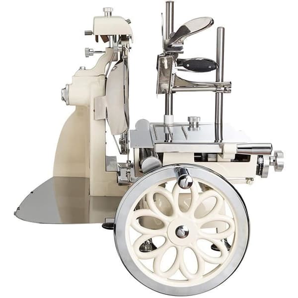 FAC - Volano Curvy Line 250 slicer - 25 cm blad - Aluminiumdelar - V.Flowery - Cream