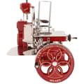 Miniatyrbild 2 av 4: Berkel - Ratt B114 - Röd Berkel med gulddekor - Blommig ratt + rött skärlock + skinktång + piedestal