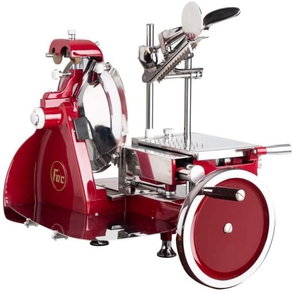 FAC - Volano Curvy Line 300 köttskärare - 30 cm blad - Stålkomponenter - Röd