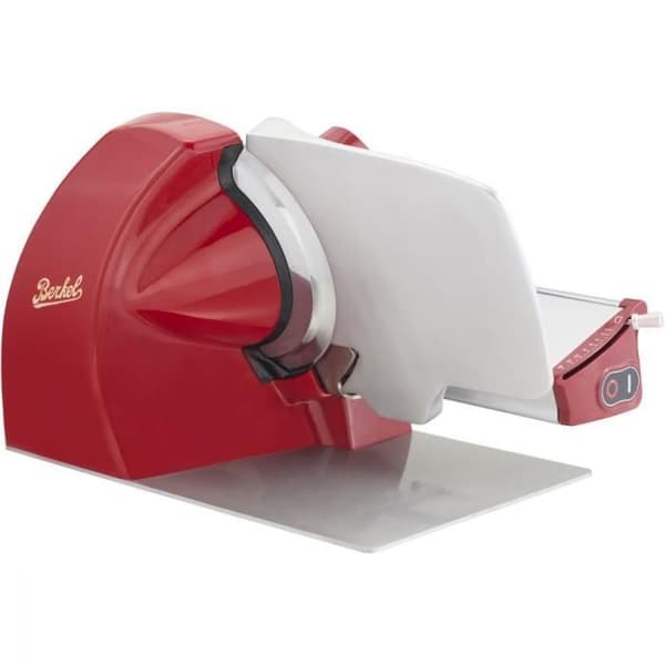 Slicer - Berkel - Home Line 250 PLUS - Röd - 0-18 mm - Blad 250 mm - 14,5 kg