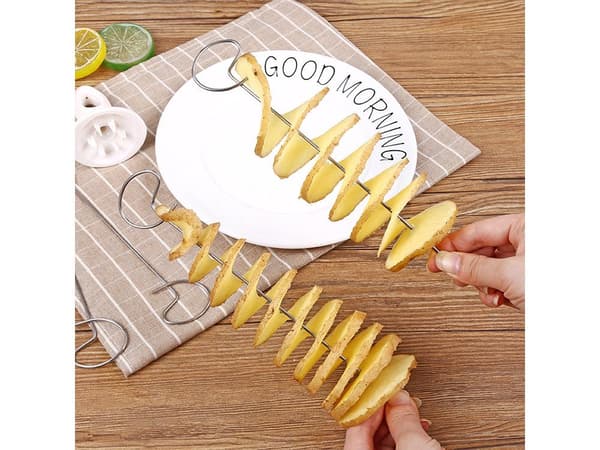Potetgullspiral for Twisted Fries