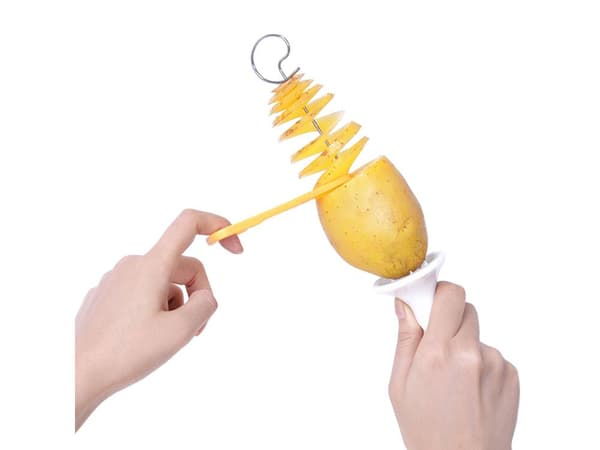 Potetgullspiral for Twisted Fries