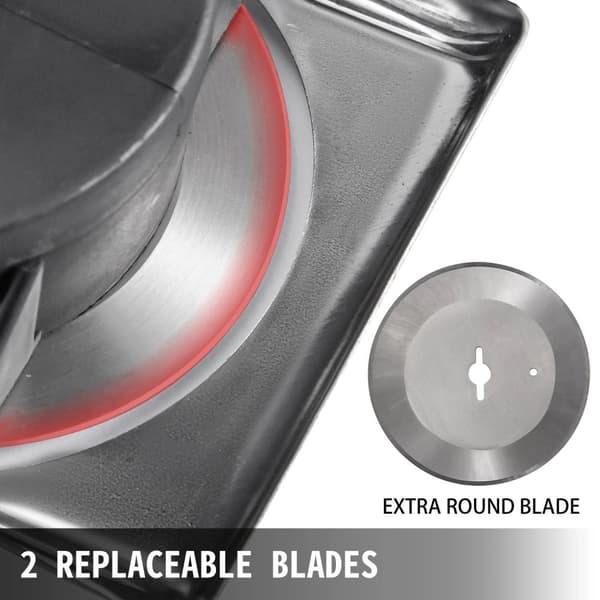 60kg/dygn 0-8mm justerbar tjocklek elektrisk kebabskärare med reservblad, genomtänkta detaljer, flexibel anpassning